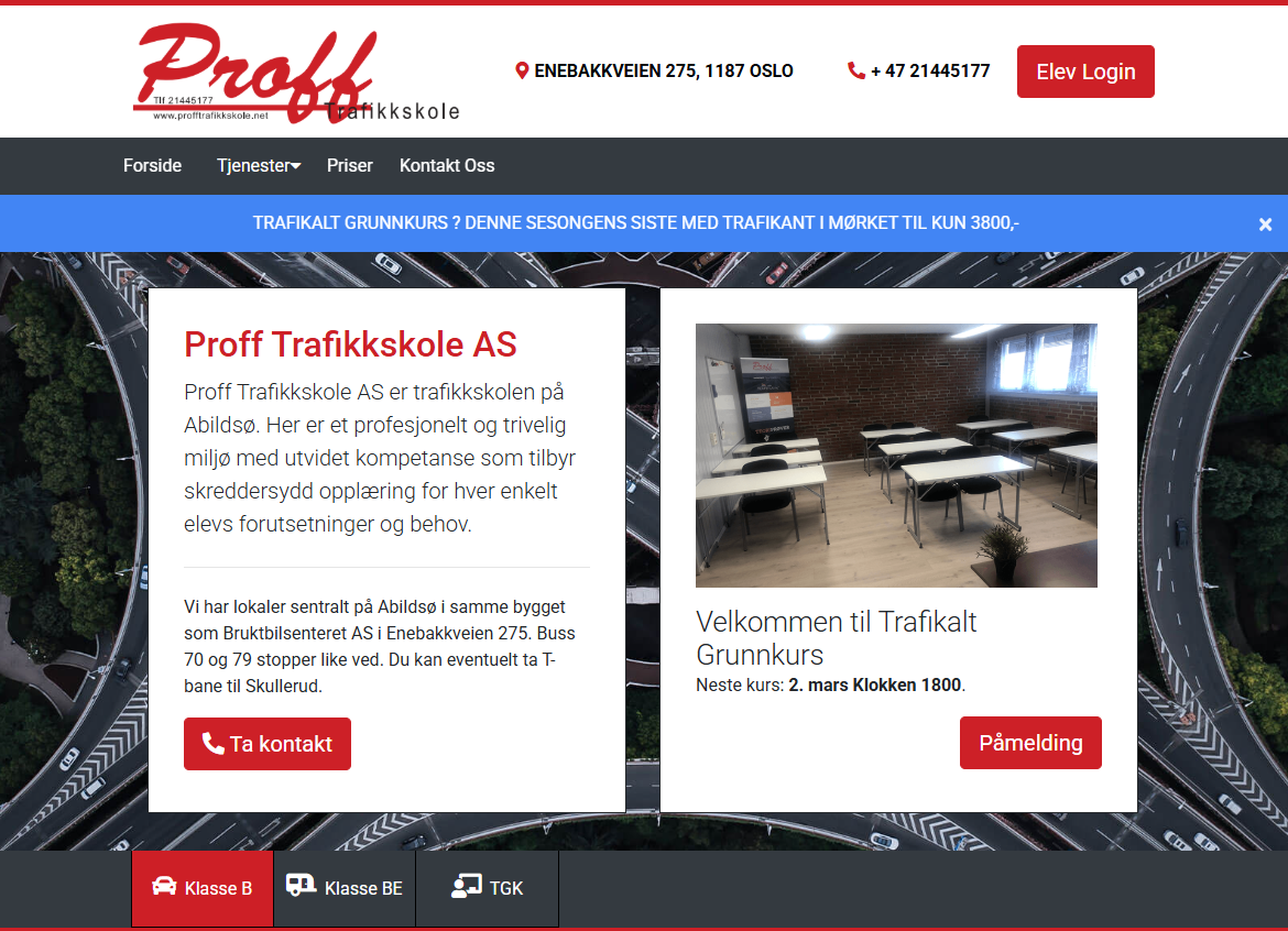 Profftrafikkskole.no